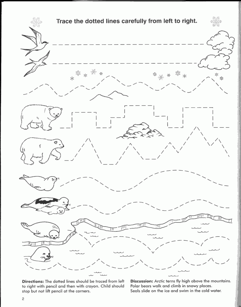 Preschool Tracing Pages