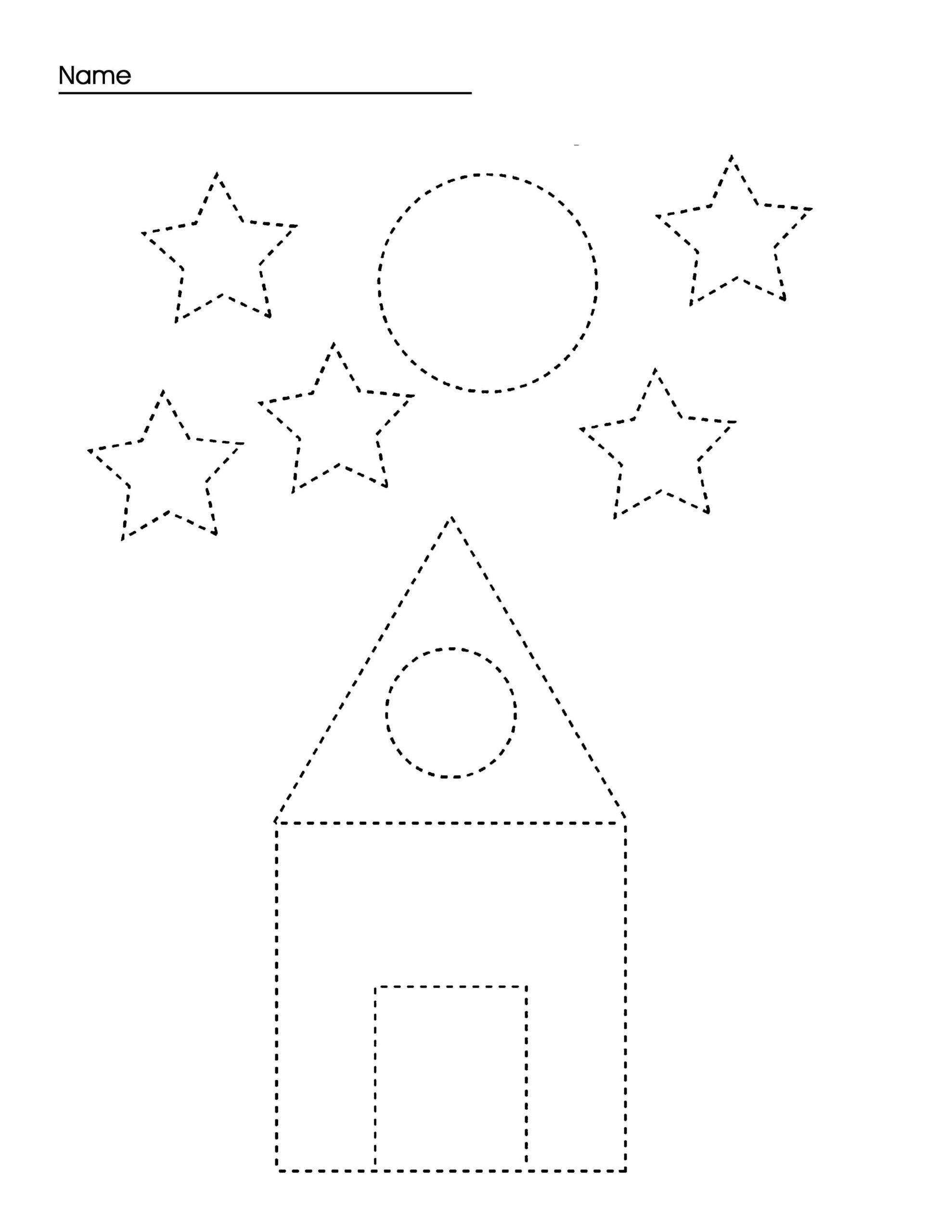 Preschool Tracing Pictures