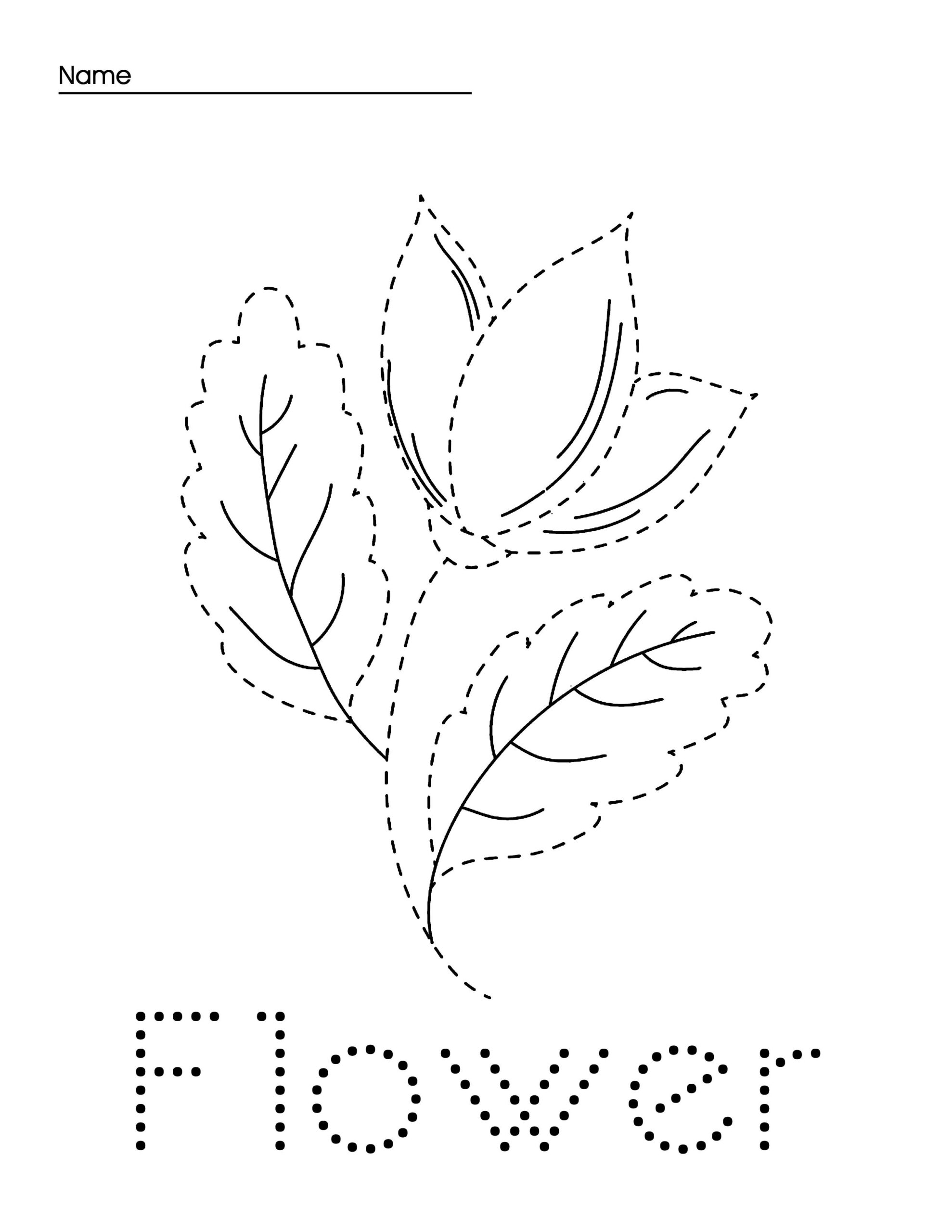 Preschool Tracing Worksheets amp Coloring Pages
