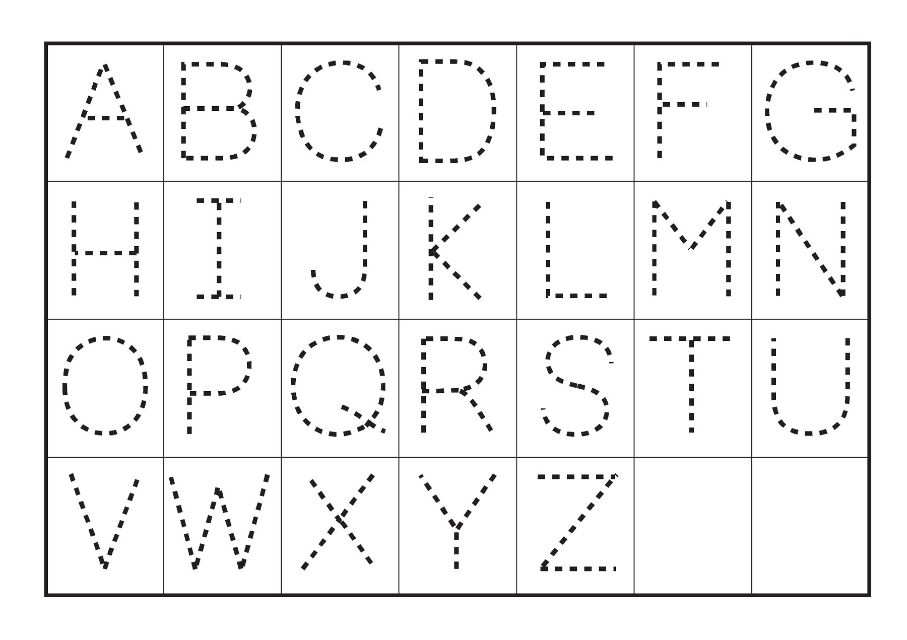 Tracing Preschool Worksheets Printables