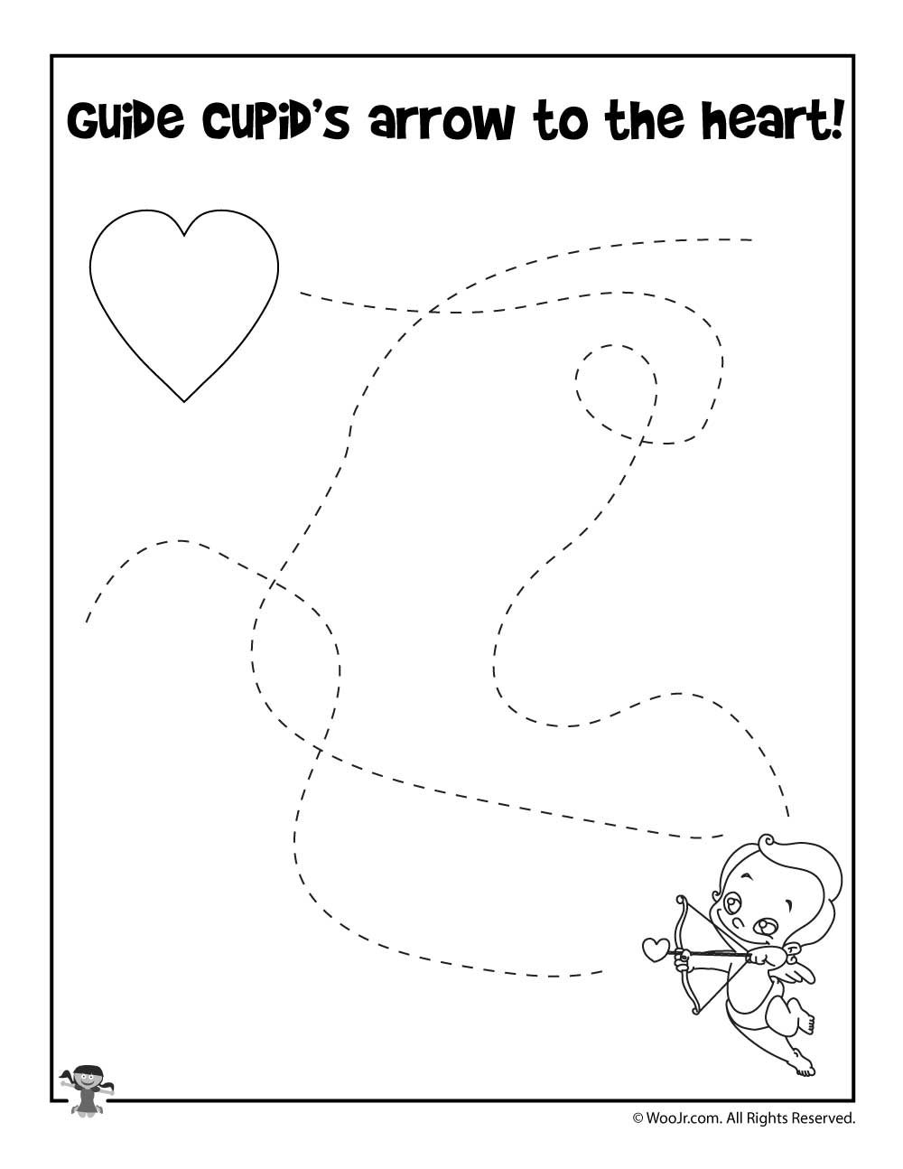Preschool Valentine Worksheets For Fine Motor Skills Woo Jr 
