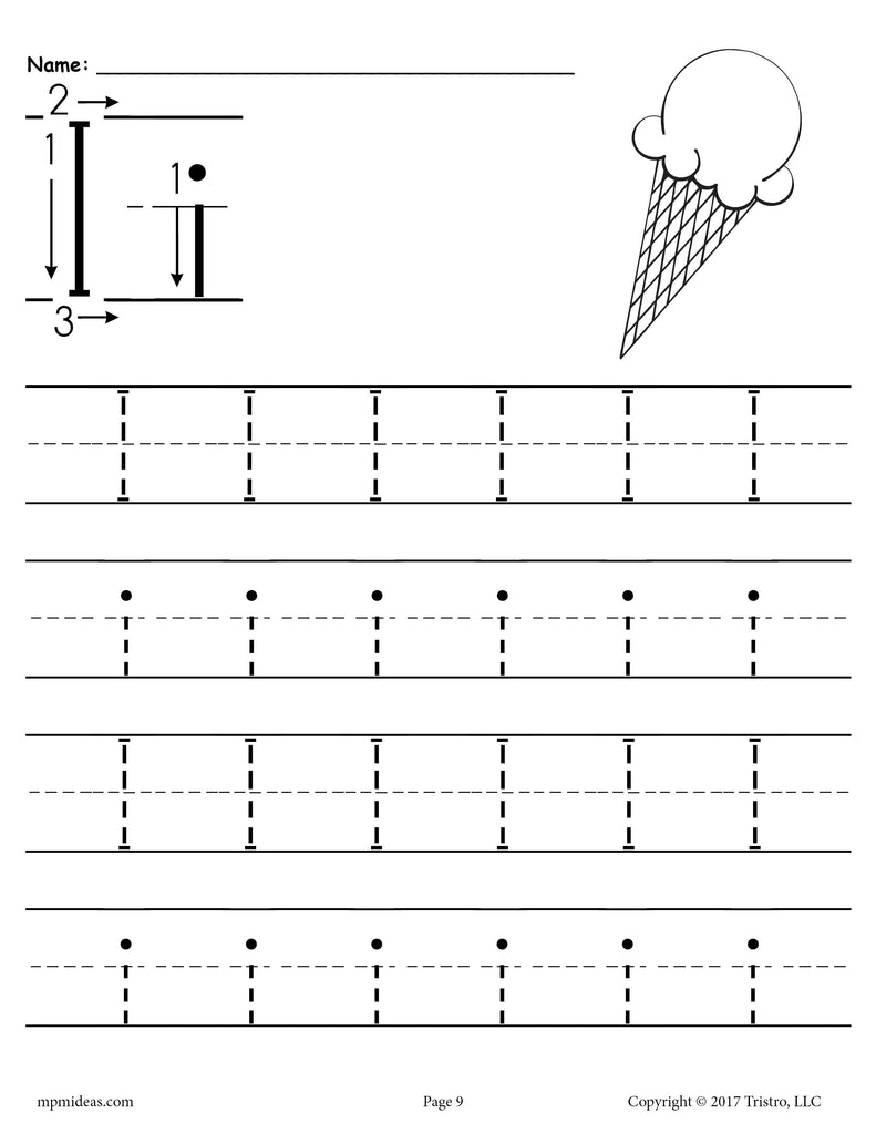 Printable Letter I Tracing Worksheet Worksheets Library Printable Letter I Tracing Worksheet Worksheets Library