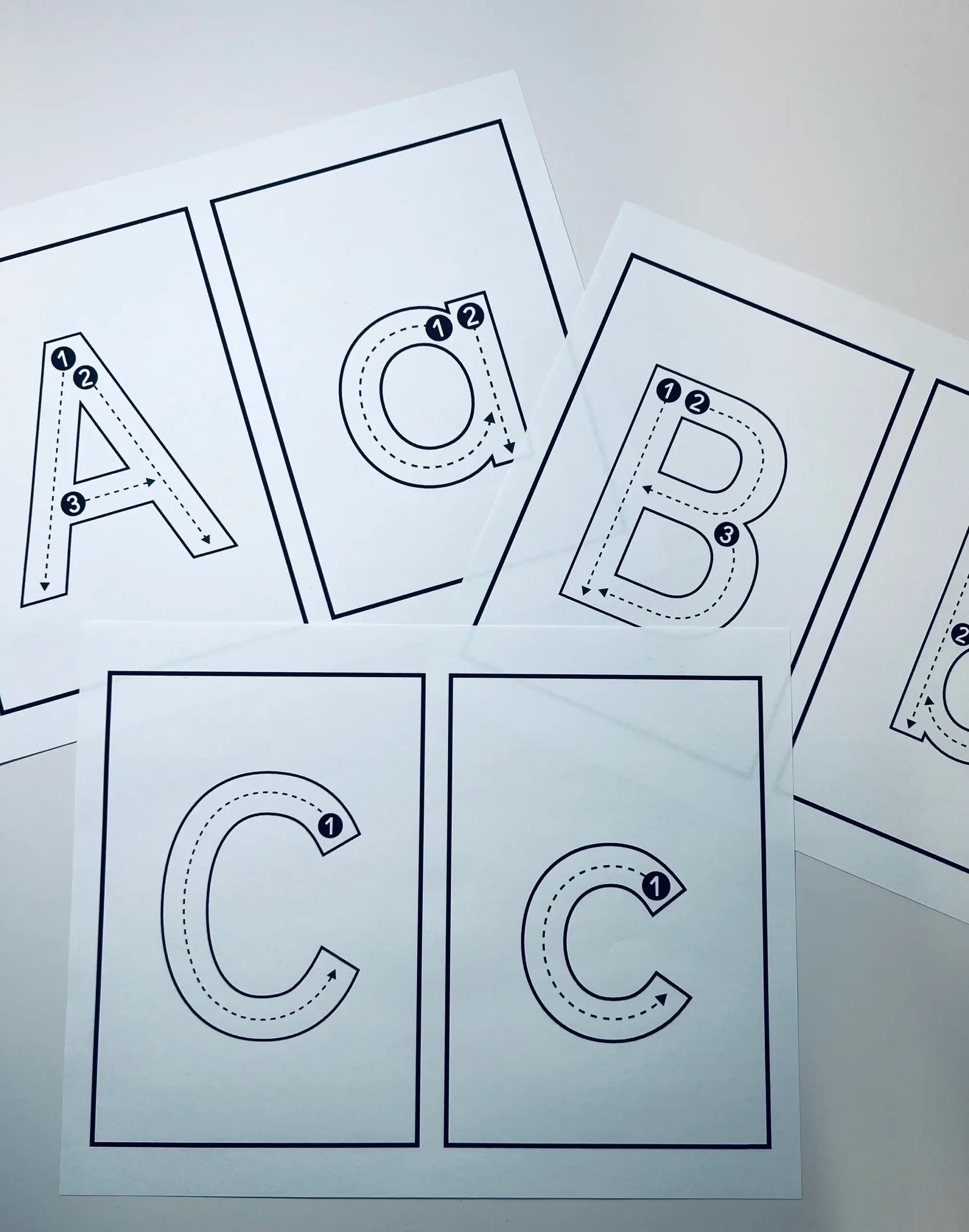 Printable Letters To Trace With Arrows Speech And Smile