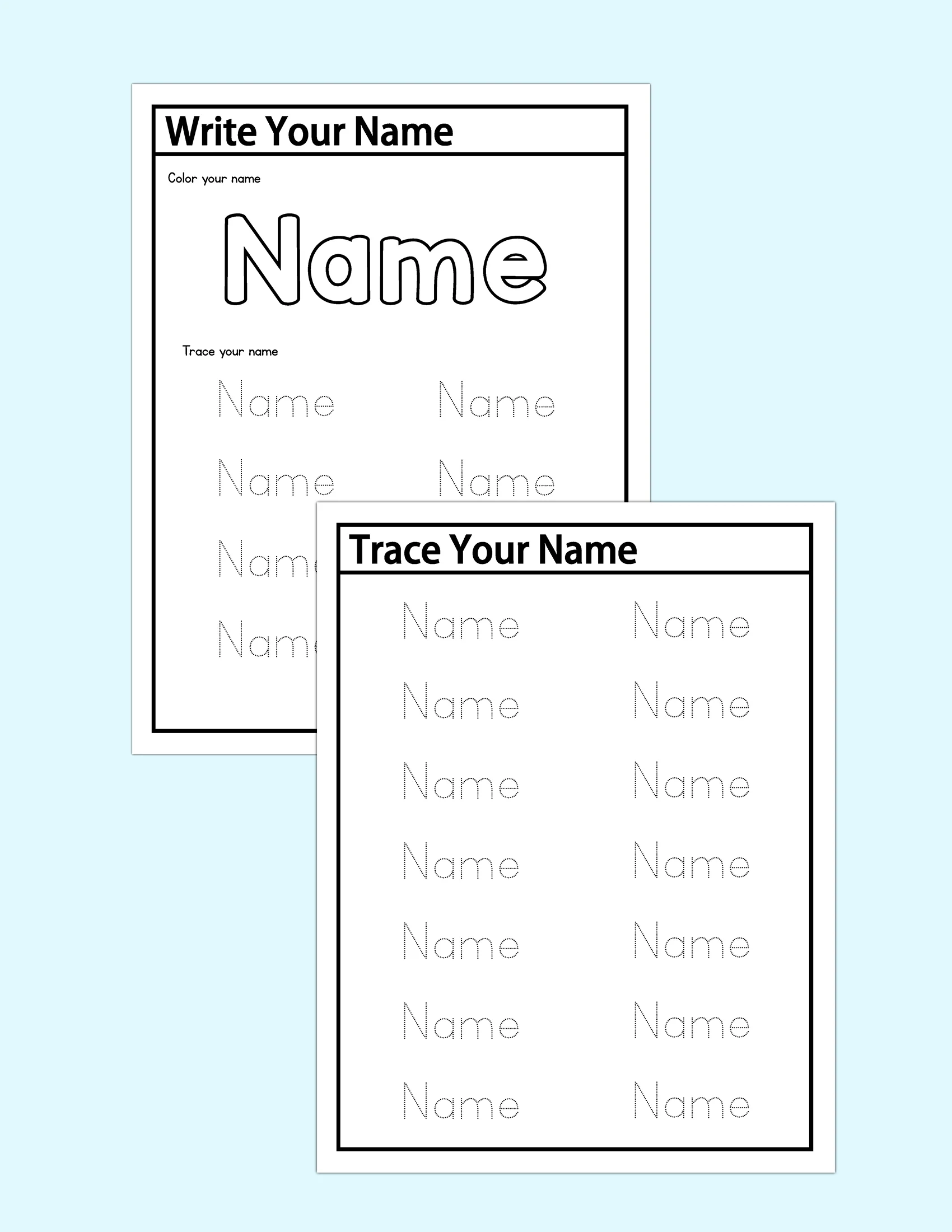 Printable Preschool Tracing Worksheets Name Tracing Printable Preschool Tracing Worksheets Name Tracing