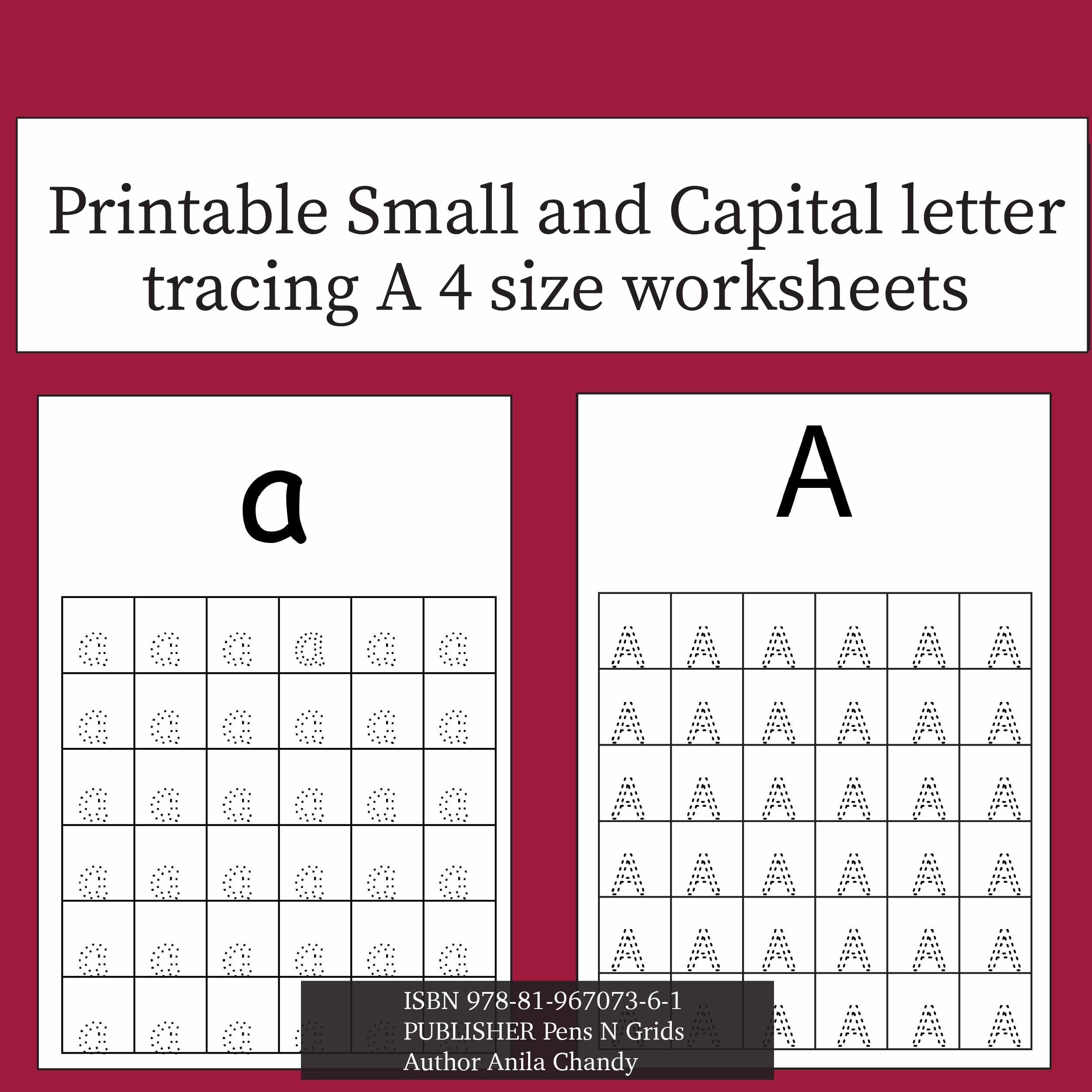 Capital And Small Letter Tracing Worksheet Capital And Small Letter Tracing Worksheet