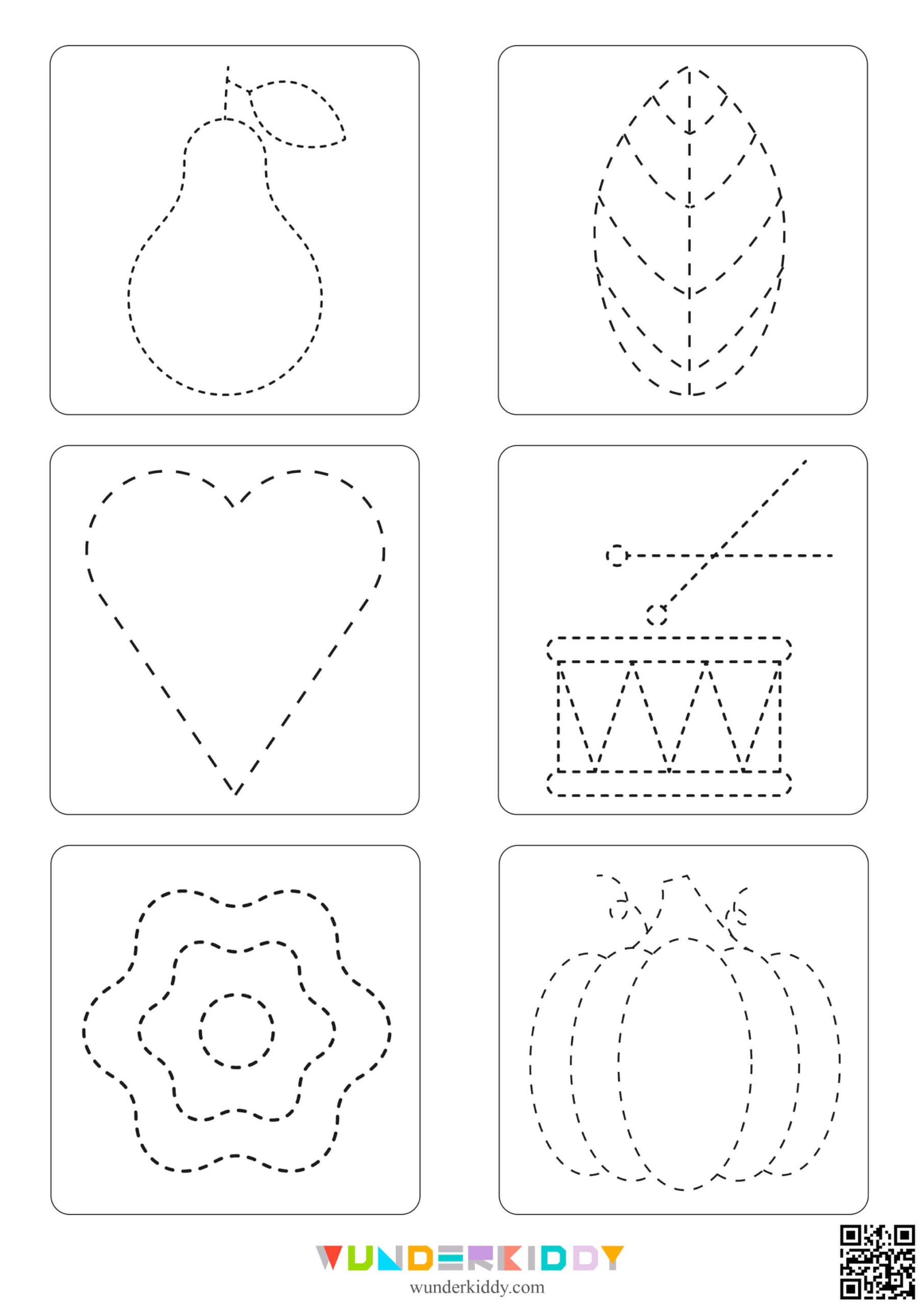 Printable Trace And Color Early Childhood Pre Writing Worksheet Printable Trace And Color Early Childhood Pre Writing Worksheet