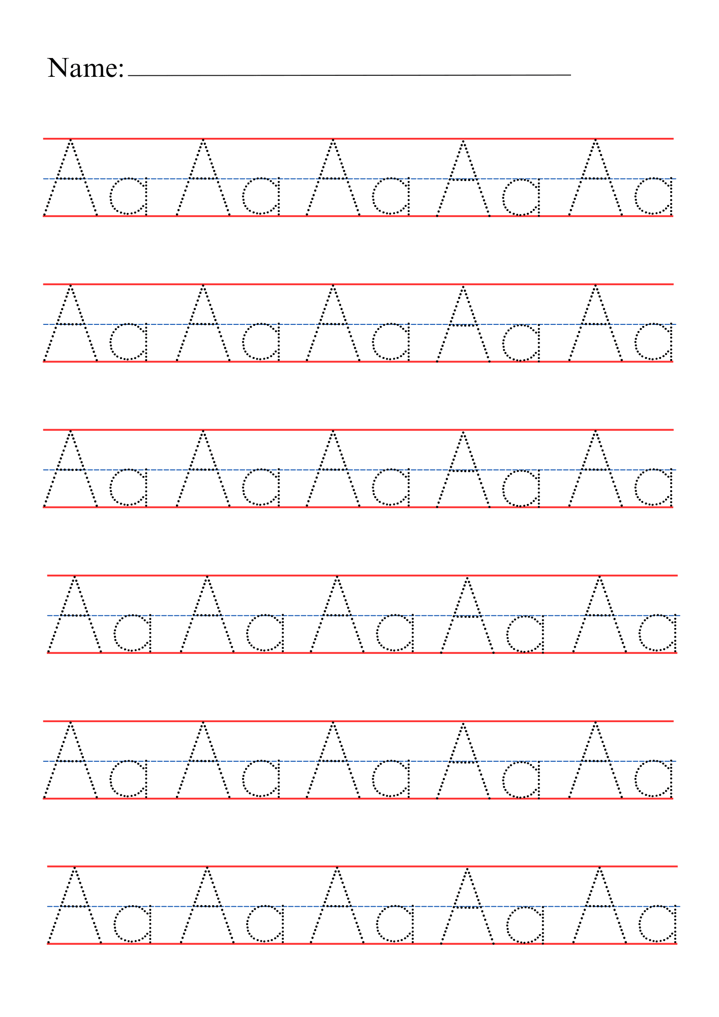 Tracing Paper Letters
