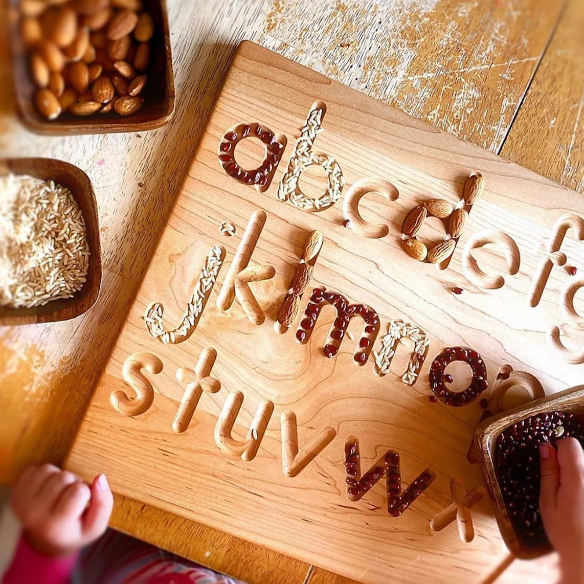 Printed Alphabet Tracing Board Treasures From Jennifer