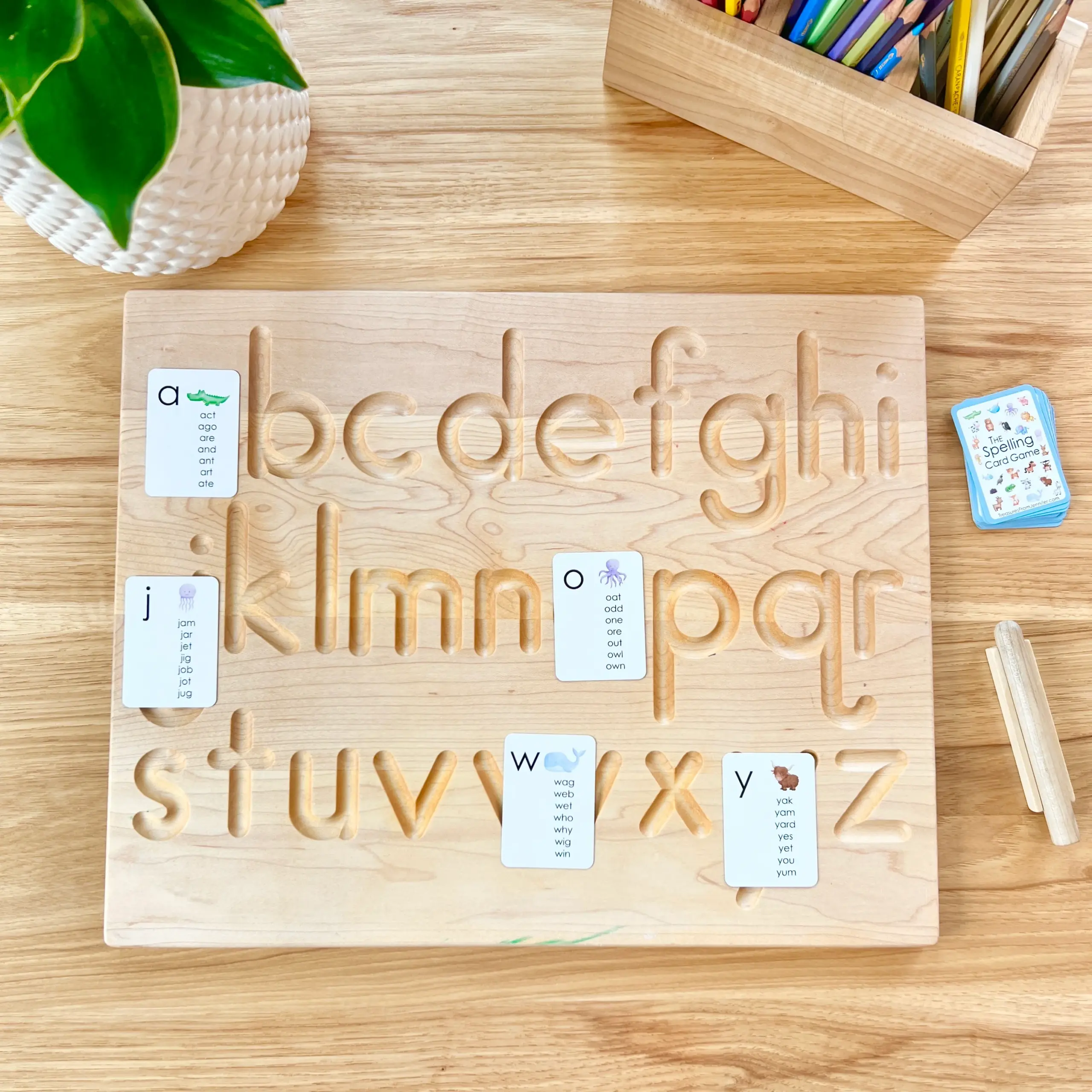 Alphabet Tracing Wooden Board