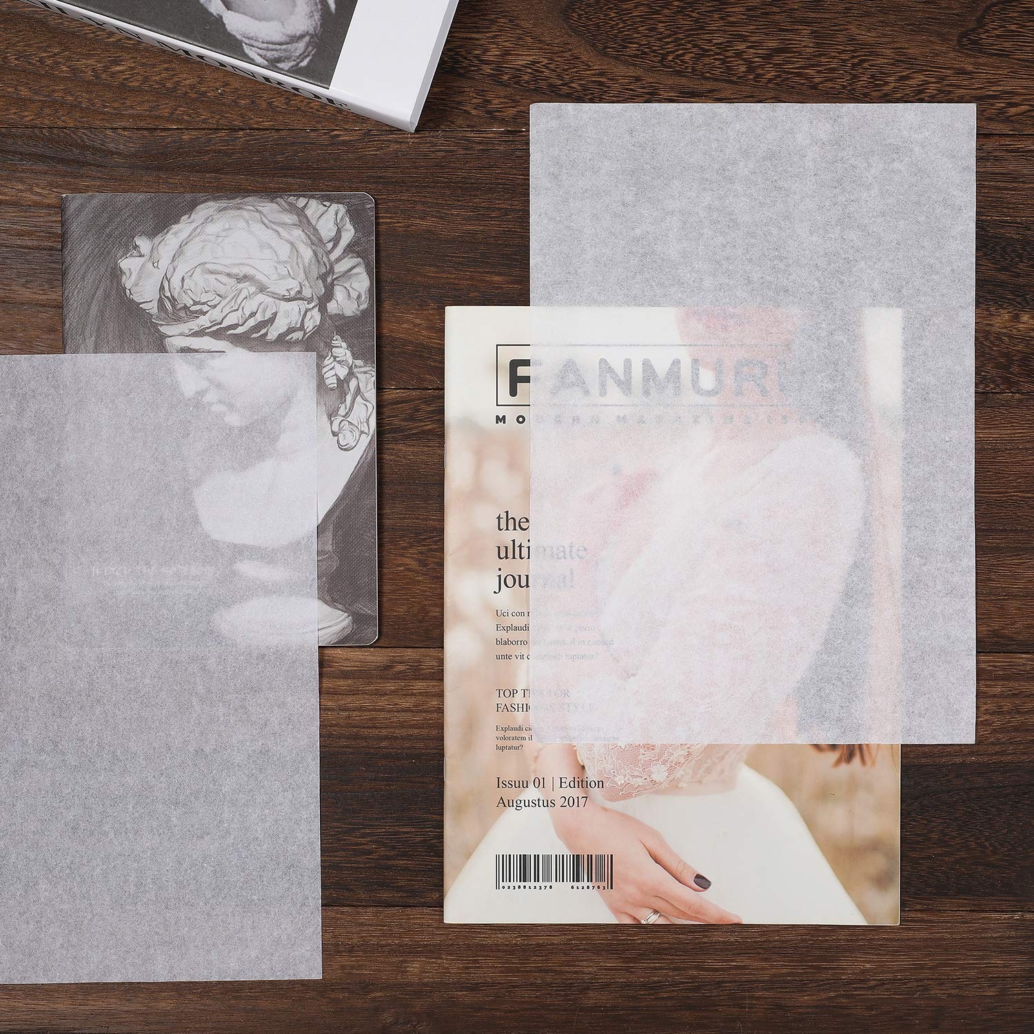 Printing Paper A4 73g A4 Parchment Paper Transparent White Tracing 
