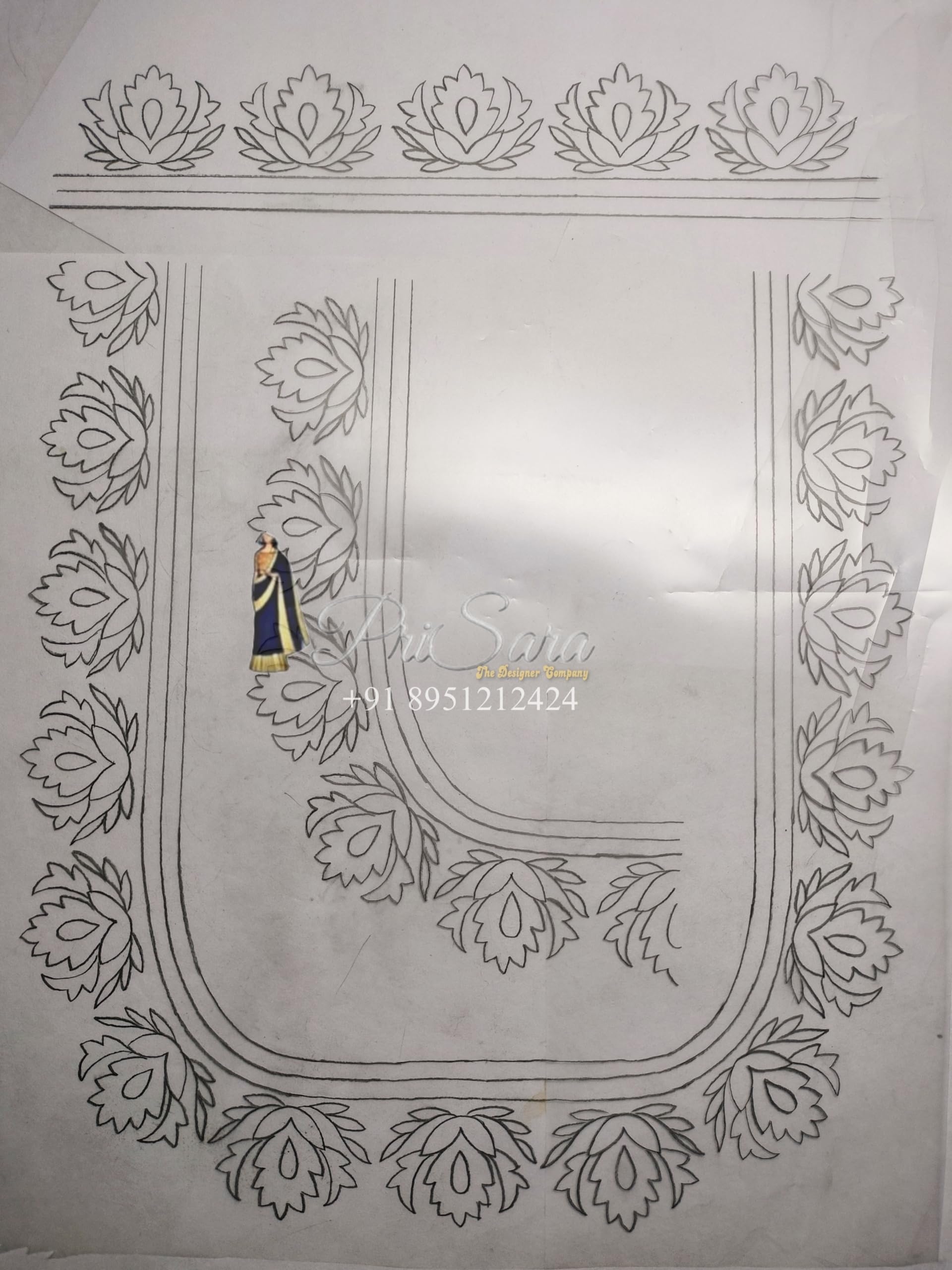 PriSara Aari Embroidery Original Tracing Paper With 1000 3000 