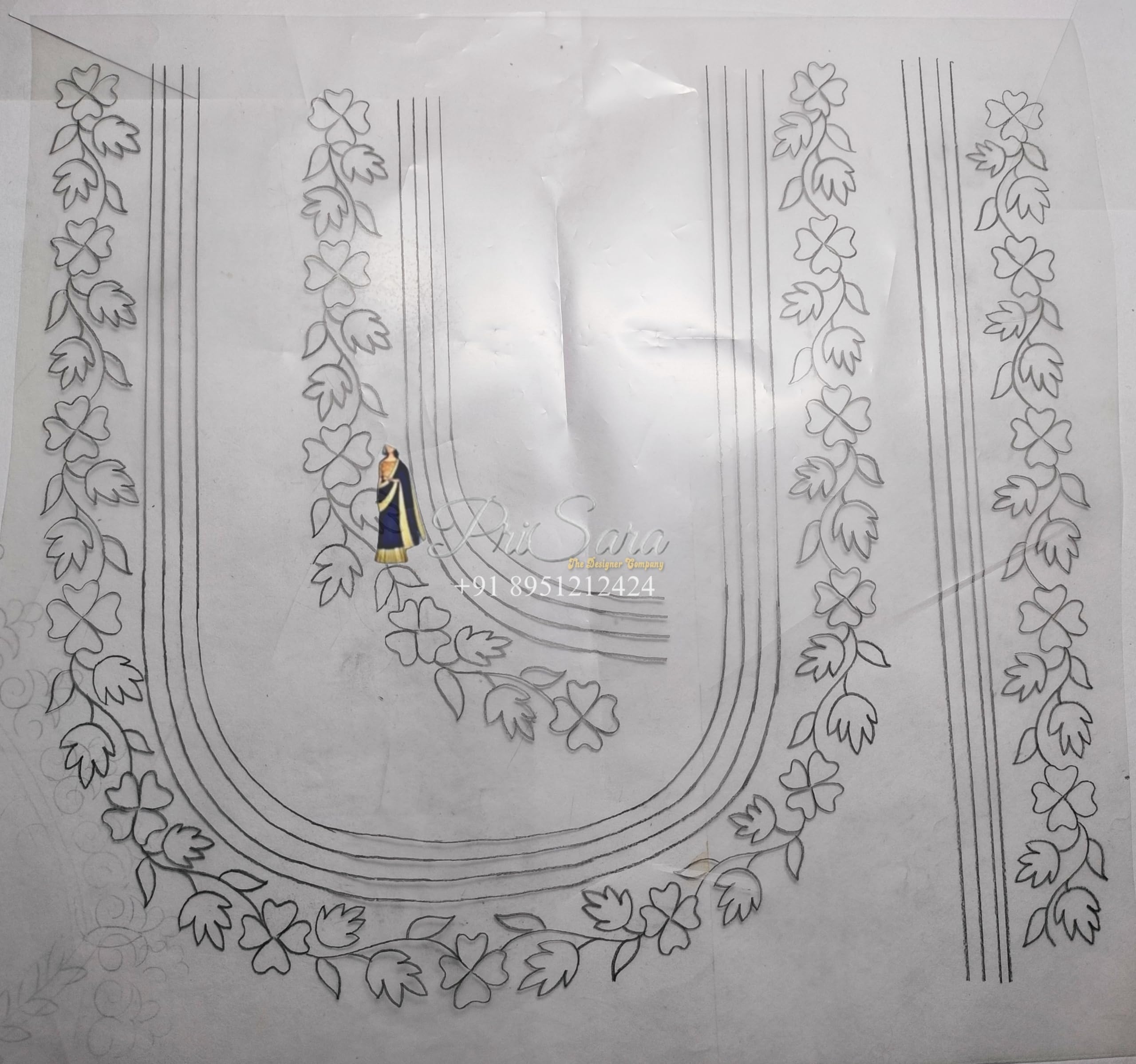 PriSara Aari Embroidery Original Tracing Paper With 1000 3000 Range Designs Pack Of 10 Amazon in Home amp Kitchen