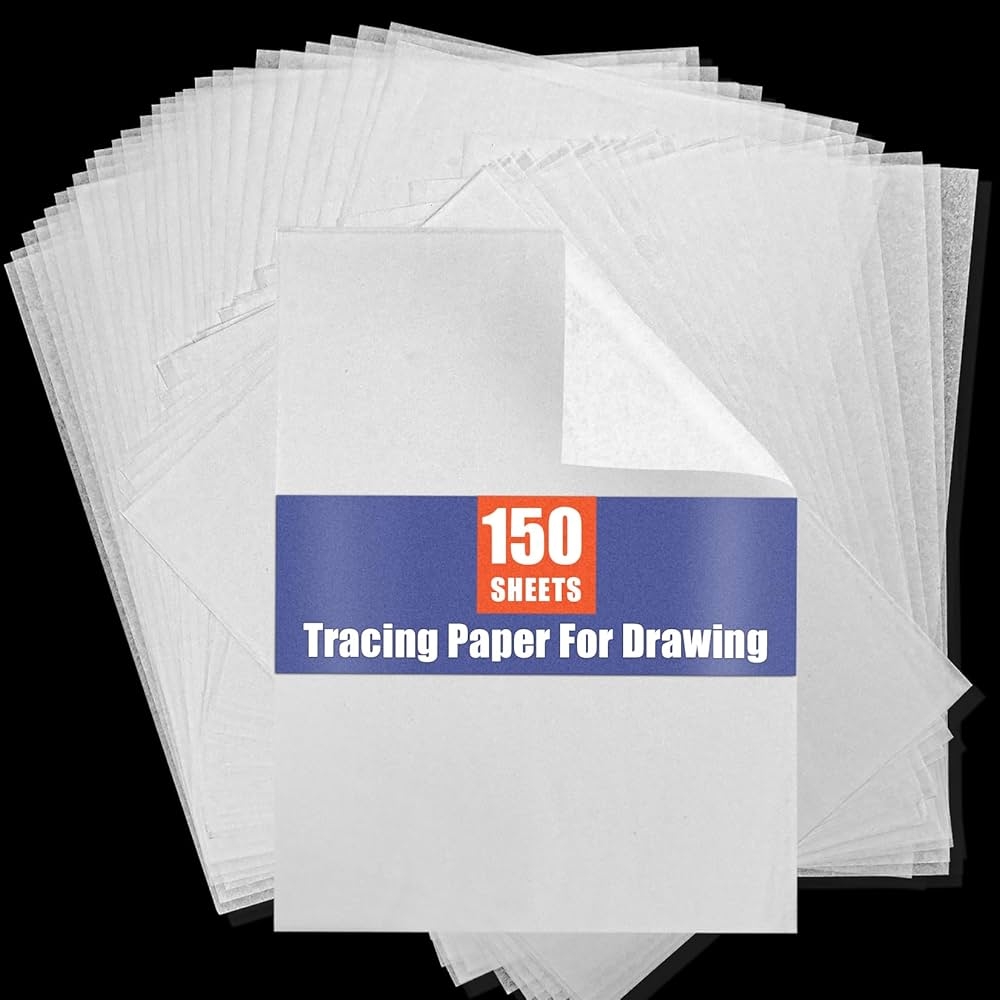 PSLER 240 Sheets White Transfer Paper With 5PCS Embossing Stylus 