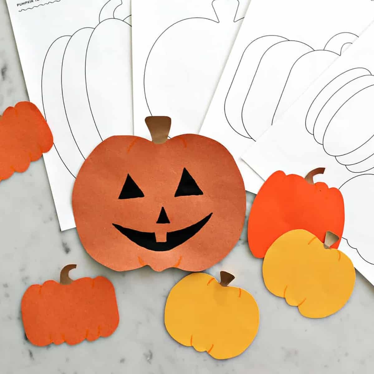 Pumpkin Outline Childhood Magic