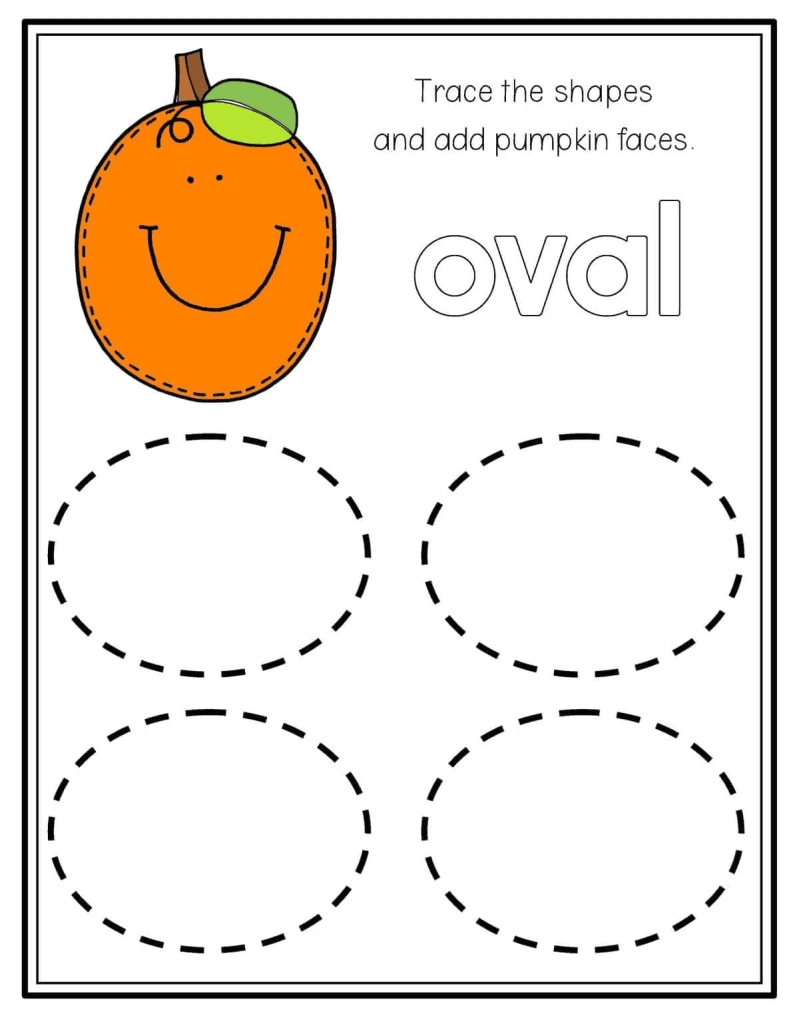 Pumpkin Shape Tracing Preschool Mom Pumpkin Shape Tracing Preschool Mom