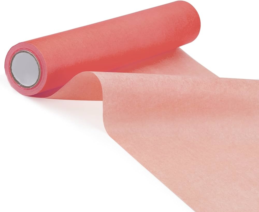 Rocutus Tracing Paper Roll 12 X 50 Yards Pink 50 Sheets 