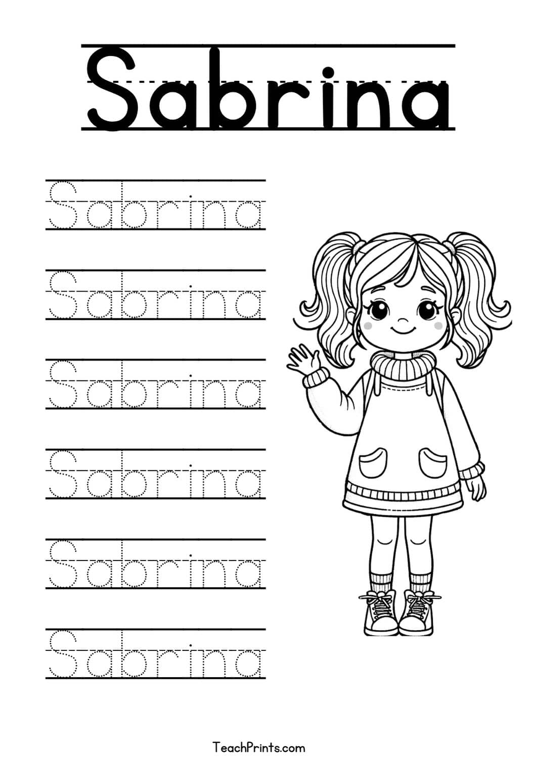 S Name Tracing Worksheets 48 Names Free amp Printable Teach Prints