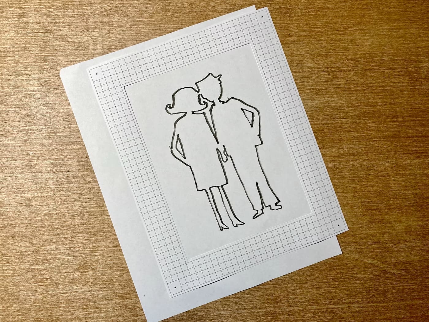 Scanning Grid Frame Paper Template Free Laser Designs 
