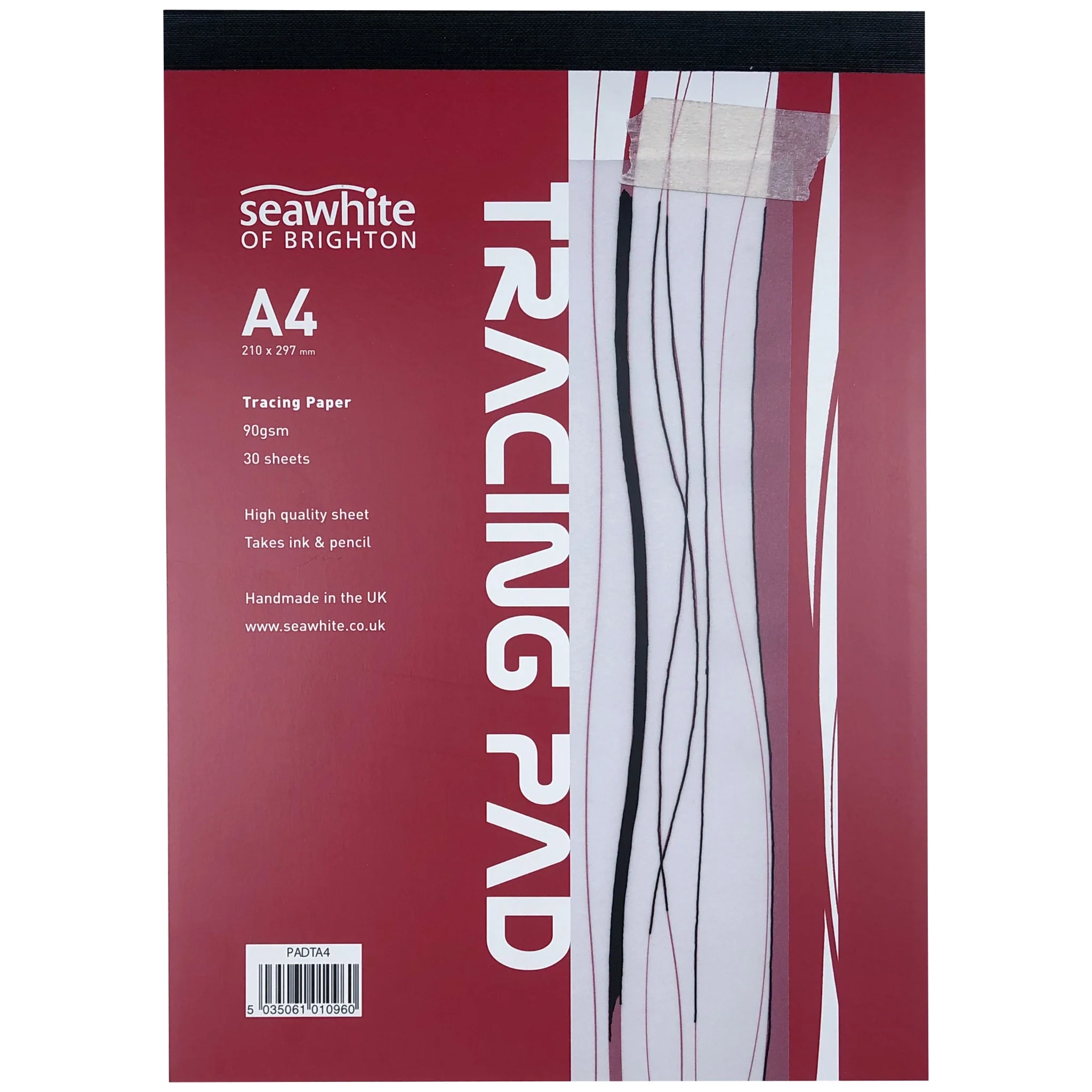 Seawhite Tracing Paper Pad 30 Pages 90 Gsm Paperback Perfect 