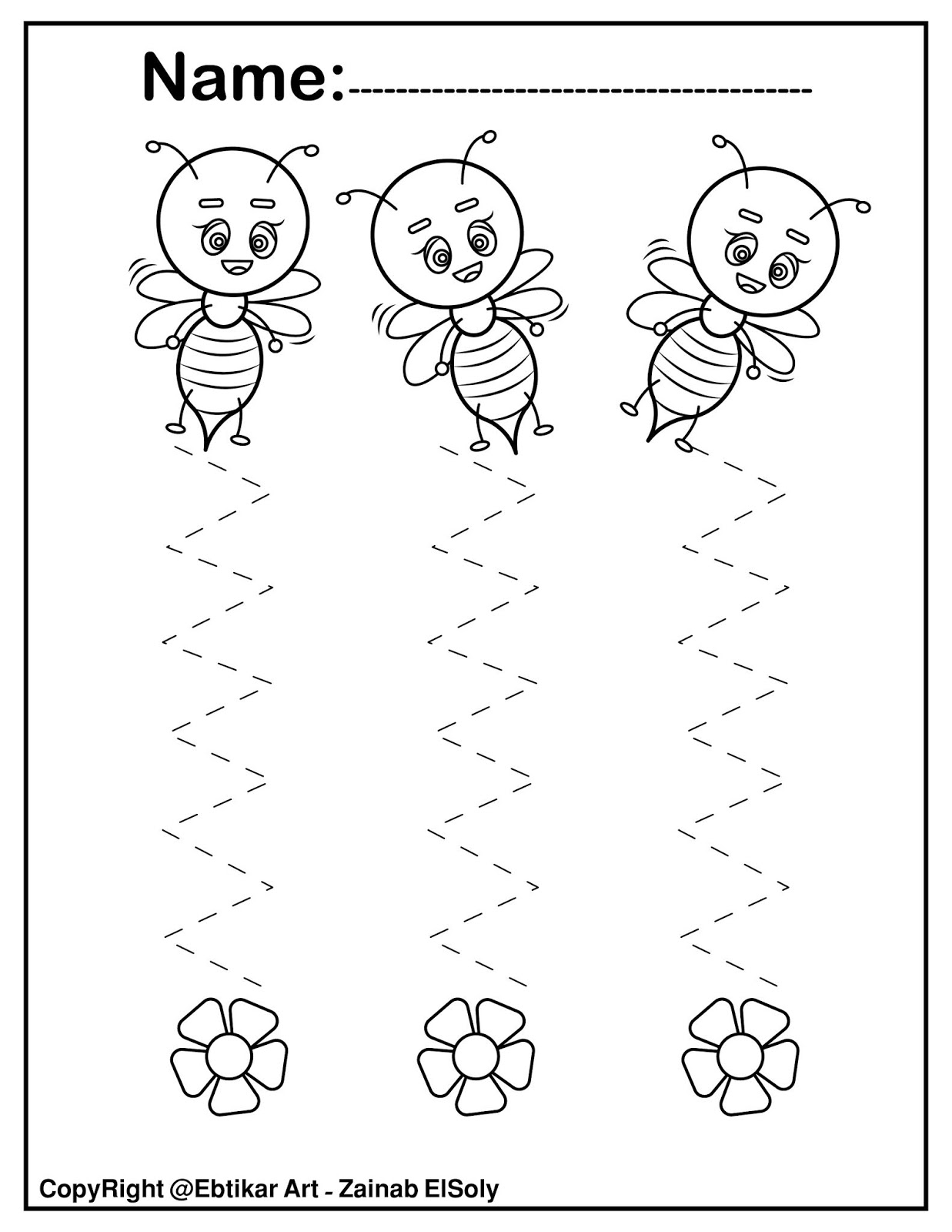 Tracing Exercise For Preschoolers