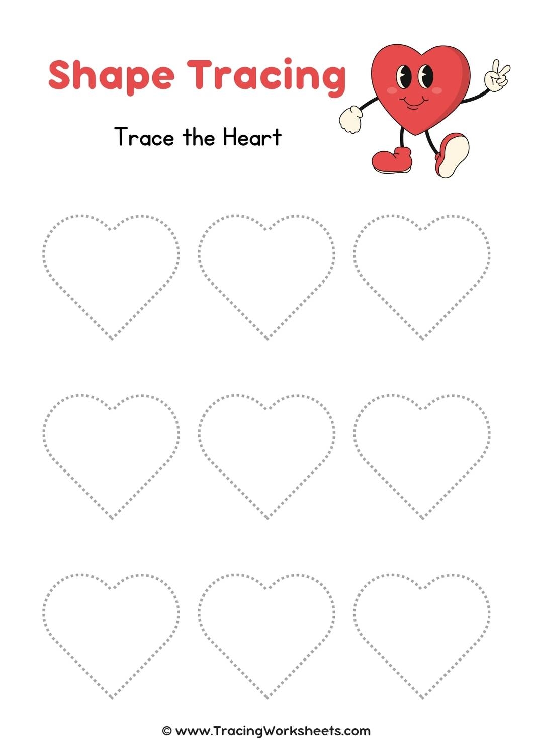 Shape Tracing Worksheets 18 Free Worksheets