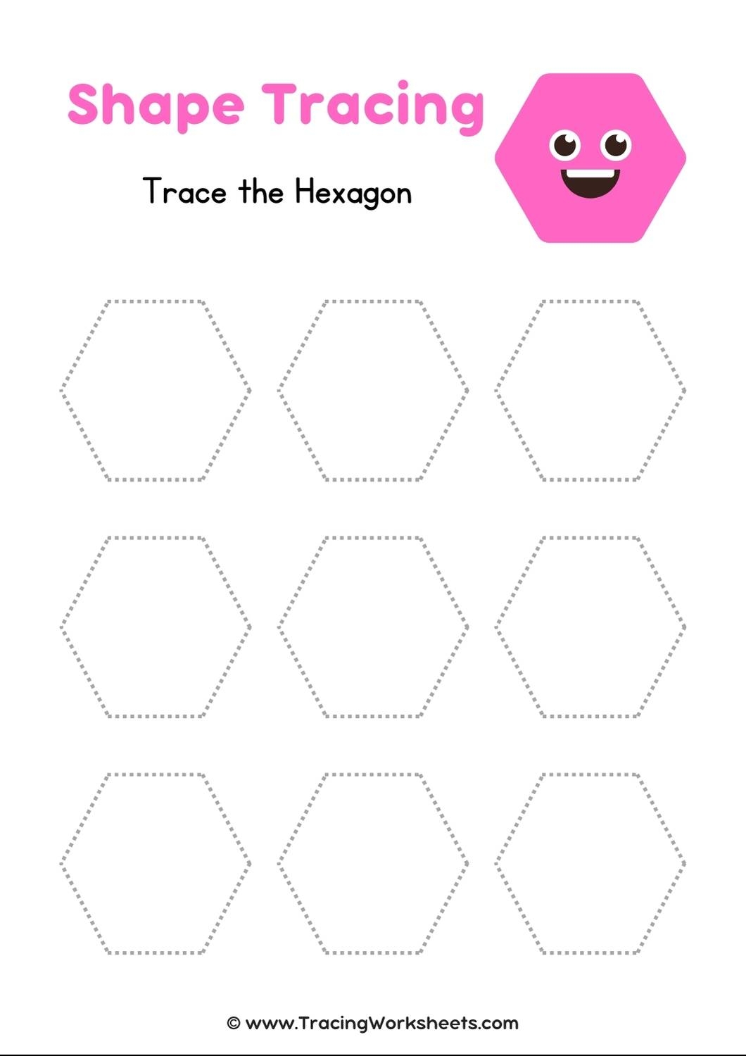 Shape Tracing Worksheets 18 Free Worksheets