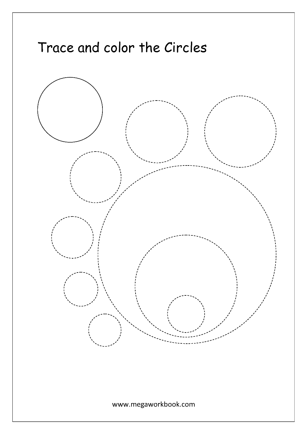Shapes Worksheets For Preschoolers And Kindergarten Shapes 