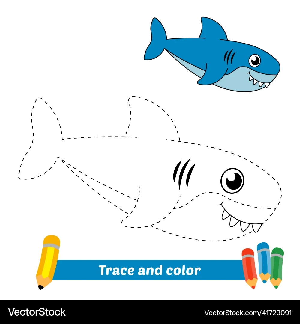 Shark Tracing Worksheet