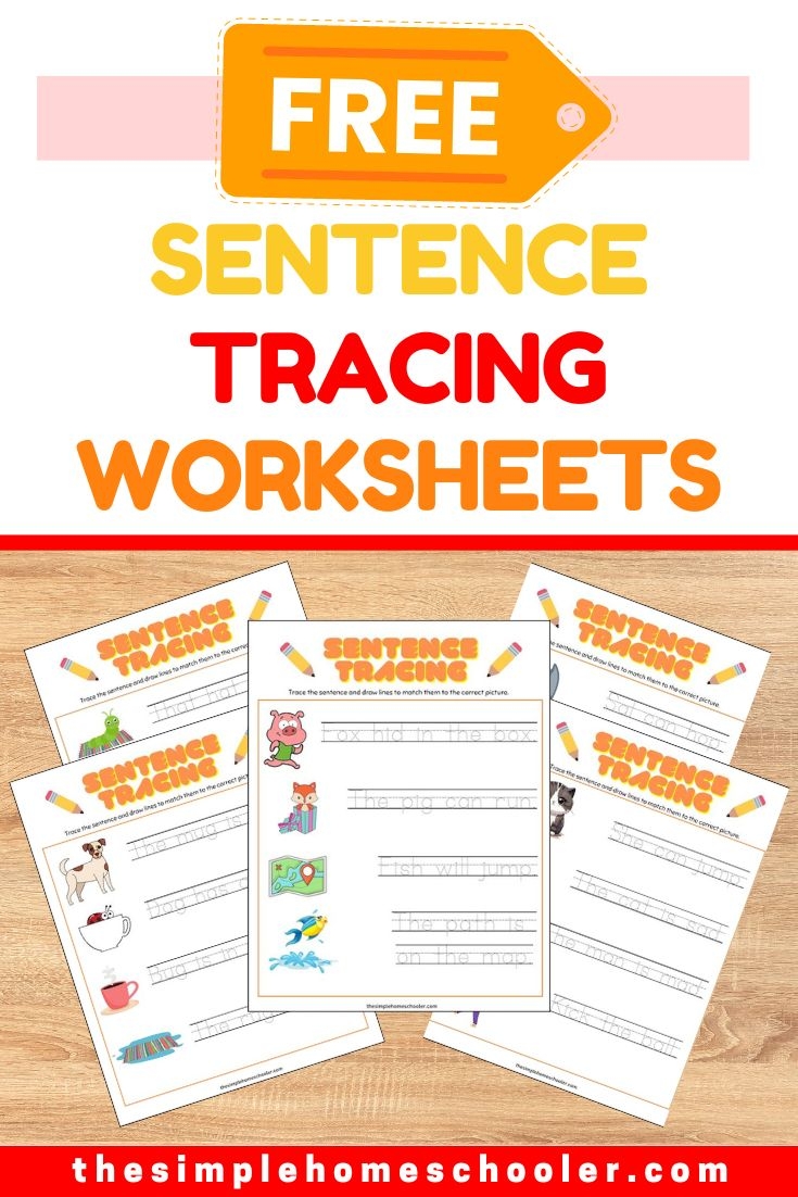 Sentences Tracing Worksheets