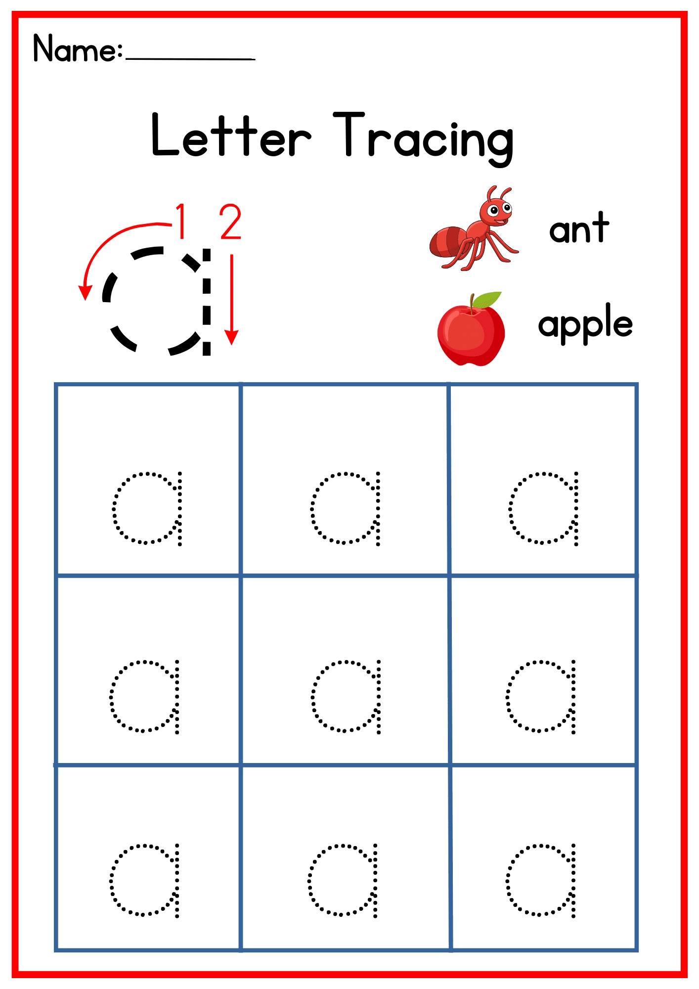 Small Letter Tracing Worksheets Pdf
