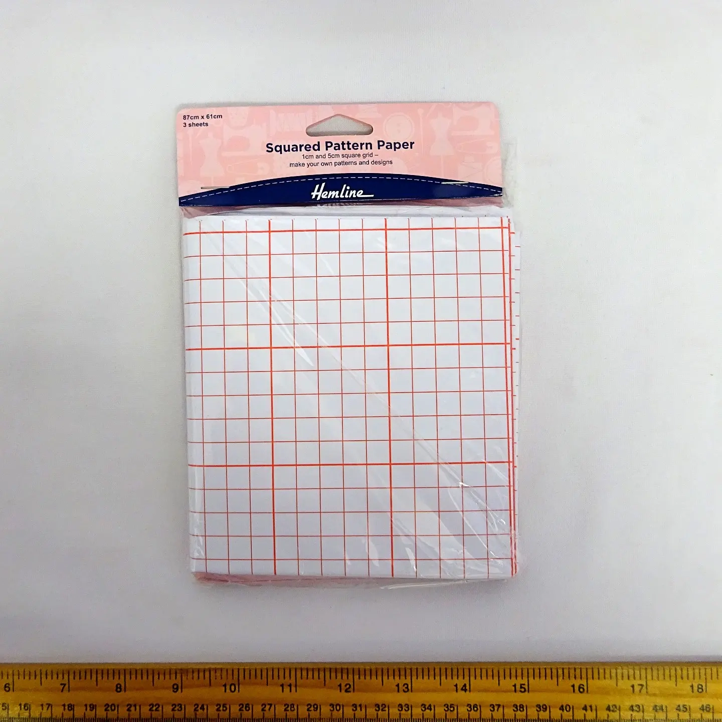 Squared Pattern Paper Fabric Land
