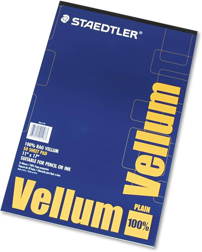 Staedtler Mars Translucent Vellum Art And Drafting Paper 16 Lb 