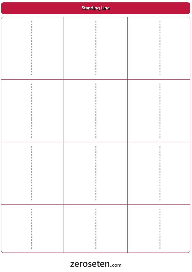Standing Line Tracing