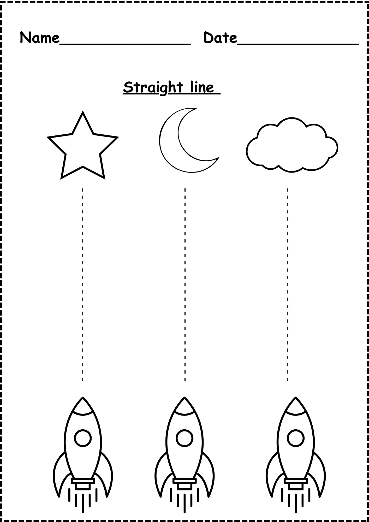 Line Tracing Printables