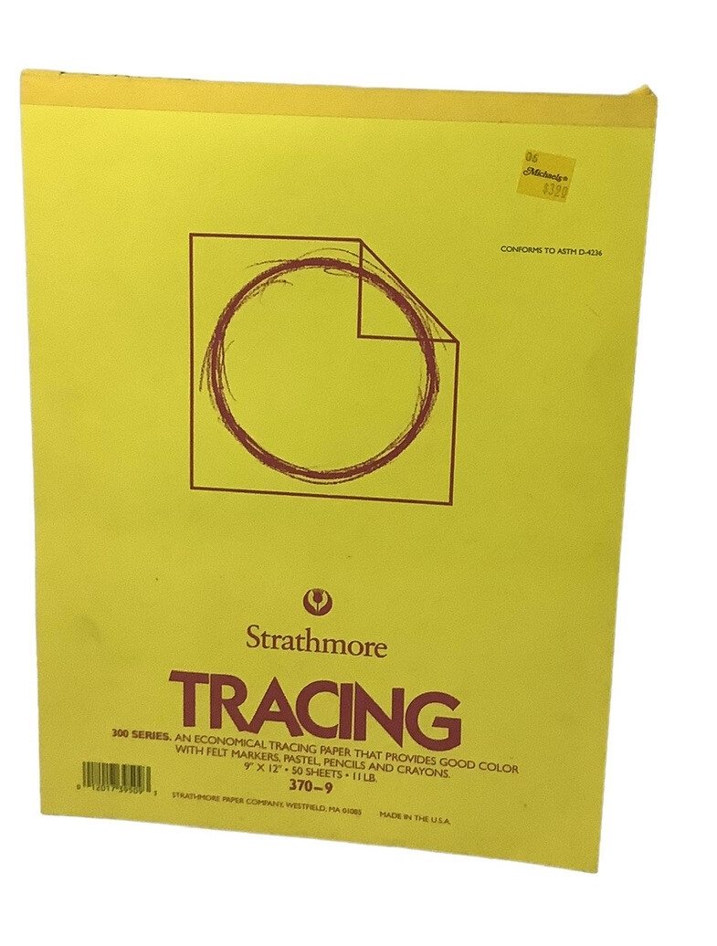 Strathmore 300 Series Tracing Pad 50 Sheets 9x12 amp Tracing Pad 50 Sheets 14x17 