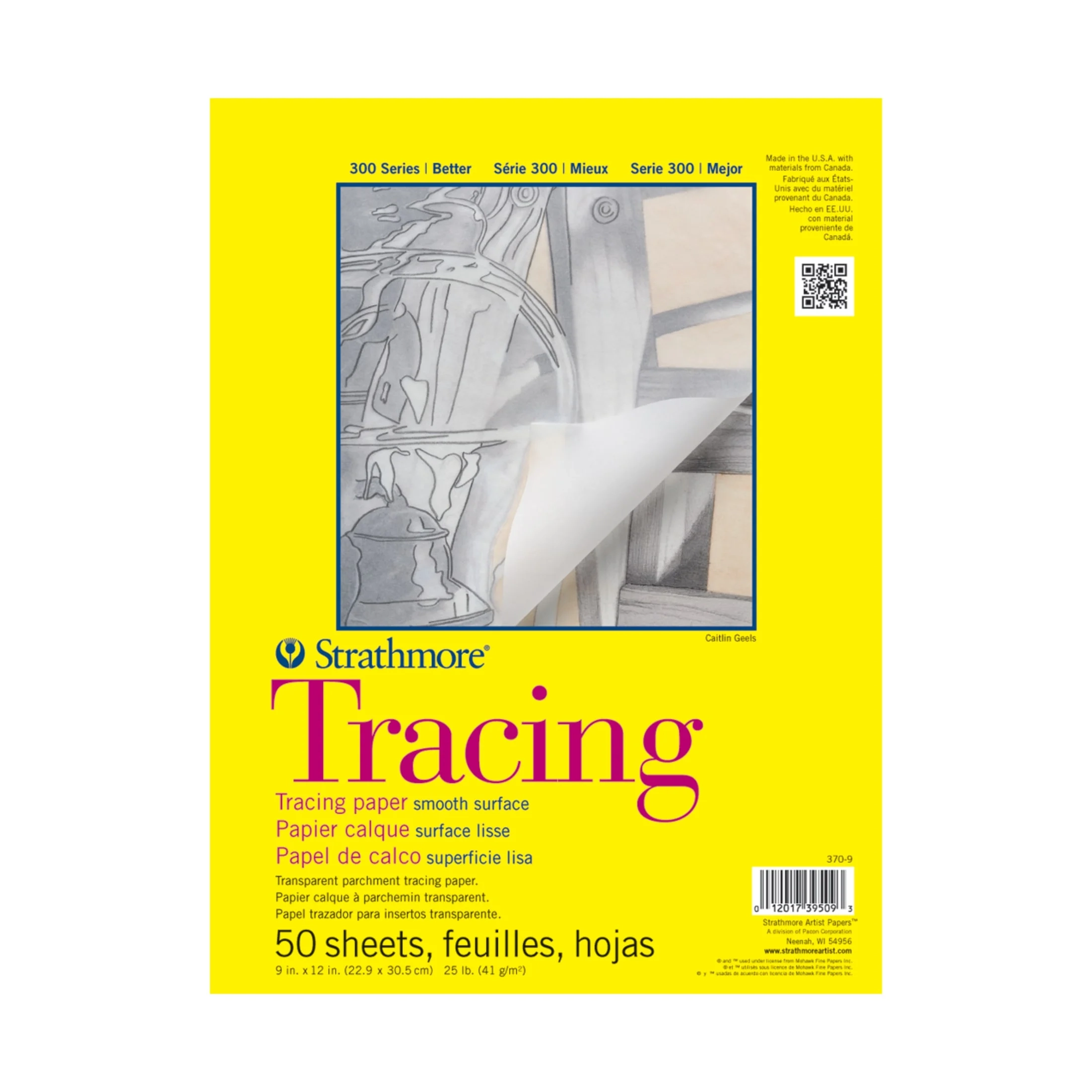 Strathmore Artist s Translucent Drawing Tracing Paper Pad 300 