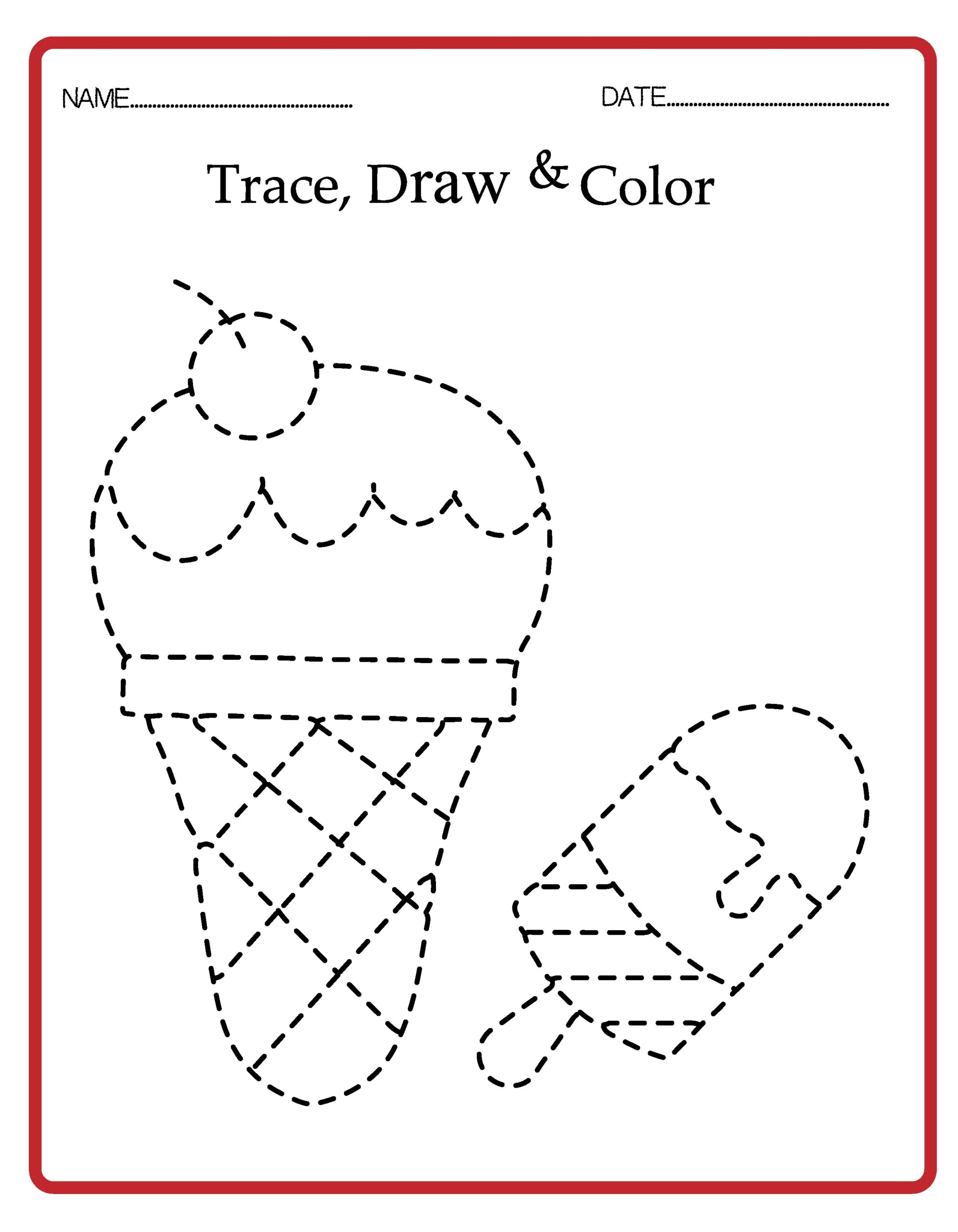 Pencil Tracing Worksheets
