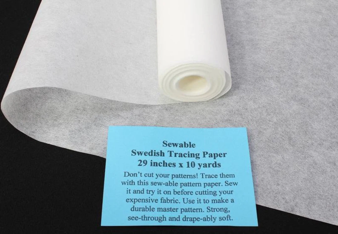 Swedish Tracing Paper 10 Yards 29 Wide Sew able Pattern Paper Sold By The 10 Yard Roll 1907 M409 03 Etsy Hong Kong
