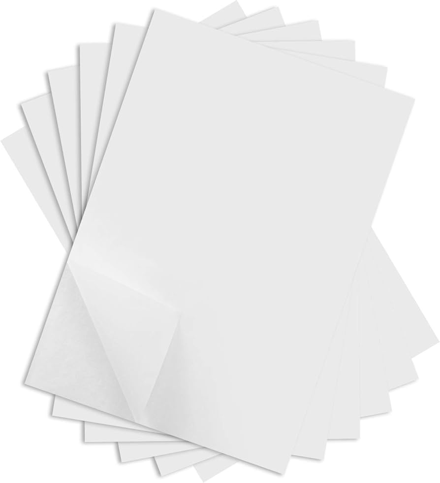 Tao Pipe White Transfer Paper 100 Sheets Tracing Paper A4 White Carbon Paper For Cloth Fabric Paper Embroidery Tracing 8 3 X 11 5 Inches 