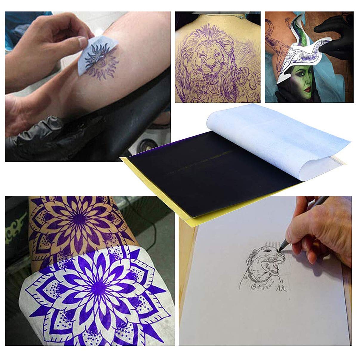 Tattoo Transfer Paper 25 Sheets 8 1 2 X 11 Professional Tattoo 