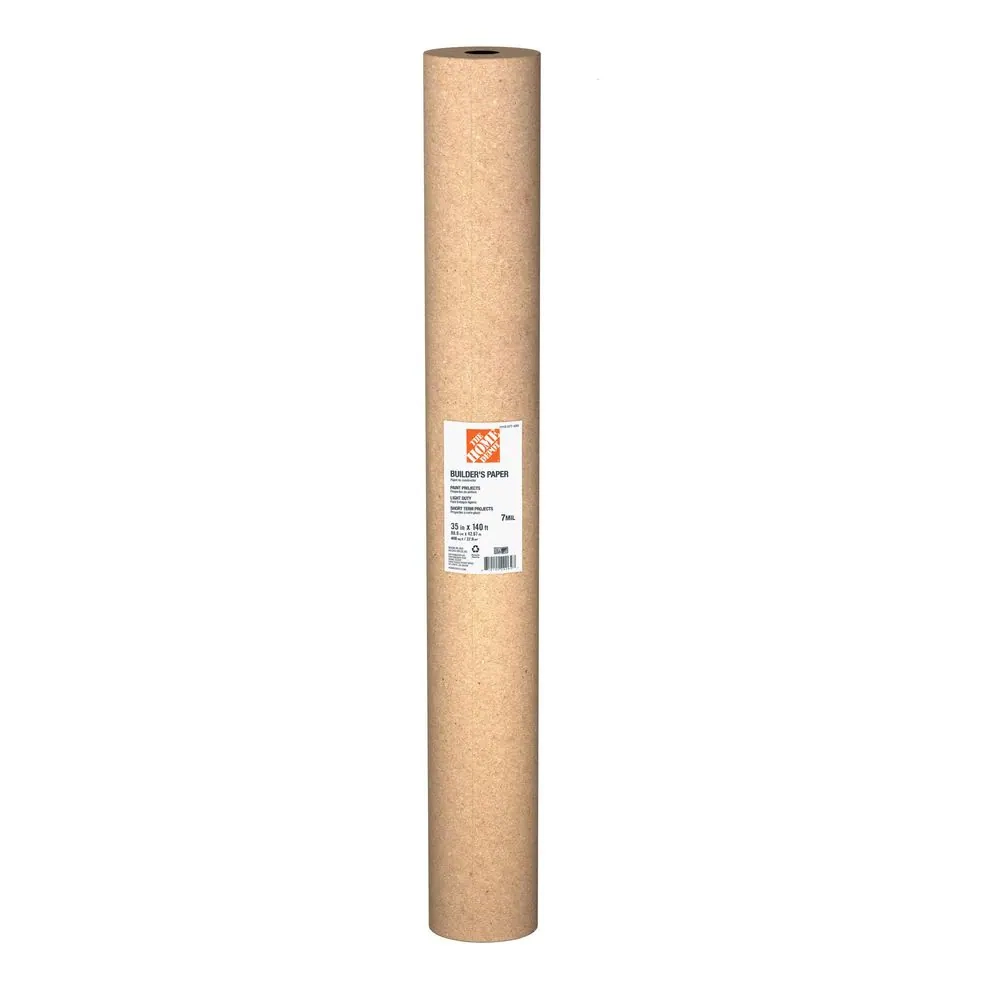 The Home Depot 35 In X 140ft Builders Paper BP35x140 The Home The Home Depot 35 In X 140ft Builders Paper BP35x140 The Home