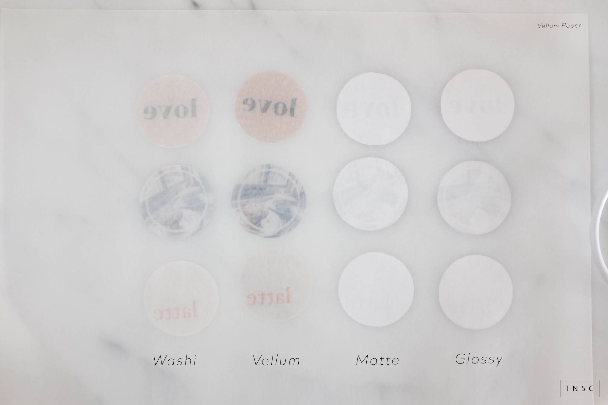 The Number 5 Co A Guide To TN5C s Sticker Paper washi And Vellum 