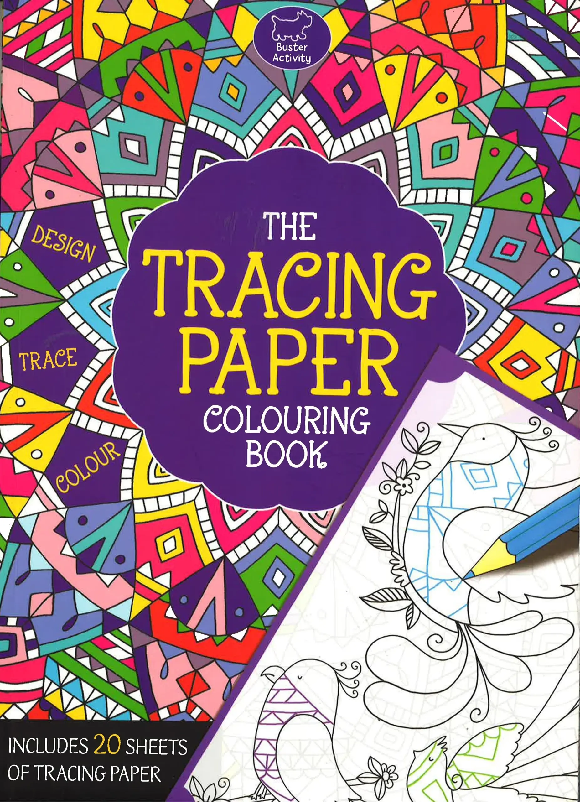 The Tracing Paper Colouring Book BookXcess
