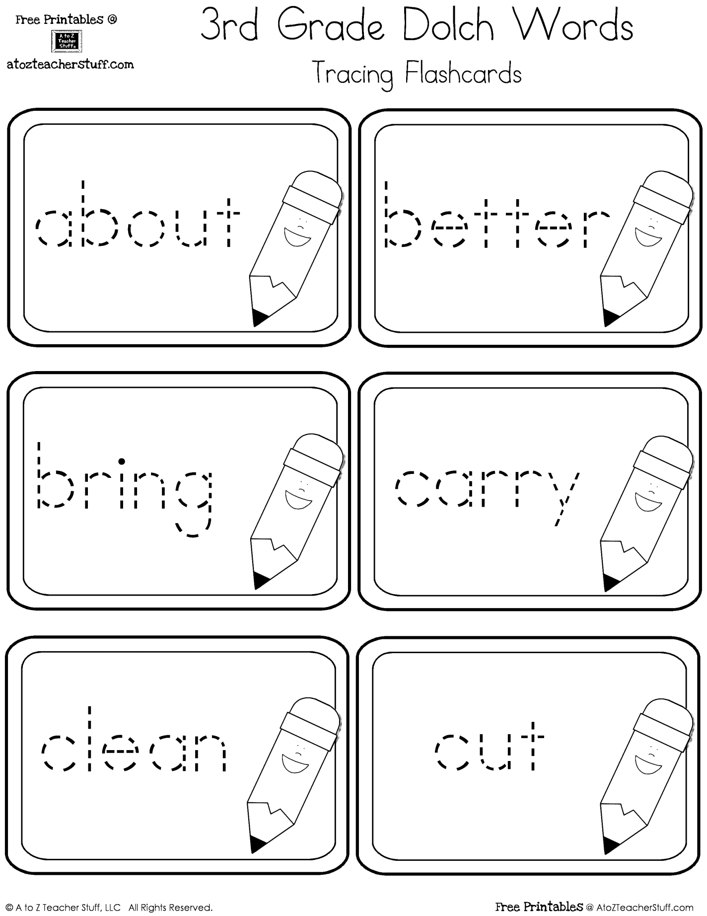 Sight Words Tracing Worksheets Pdf