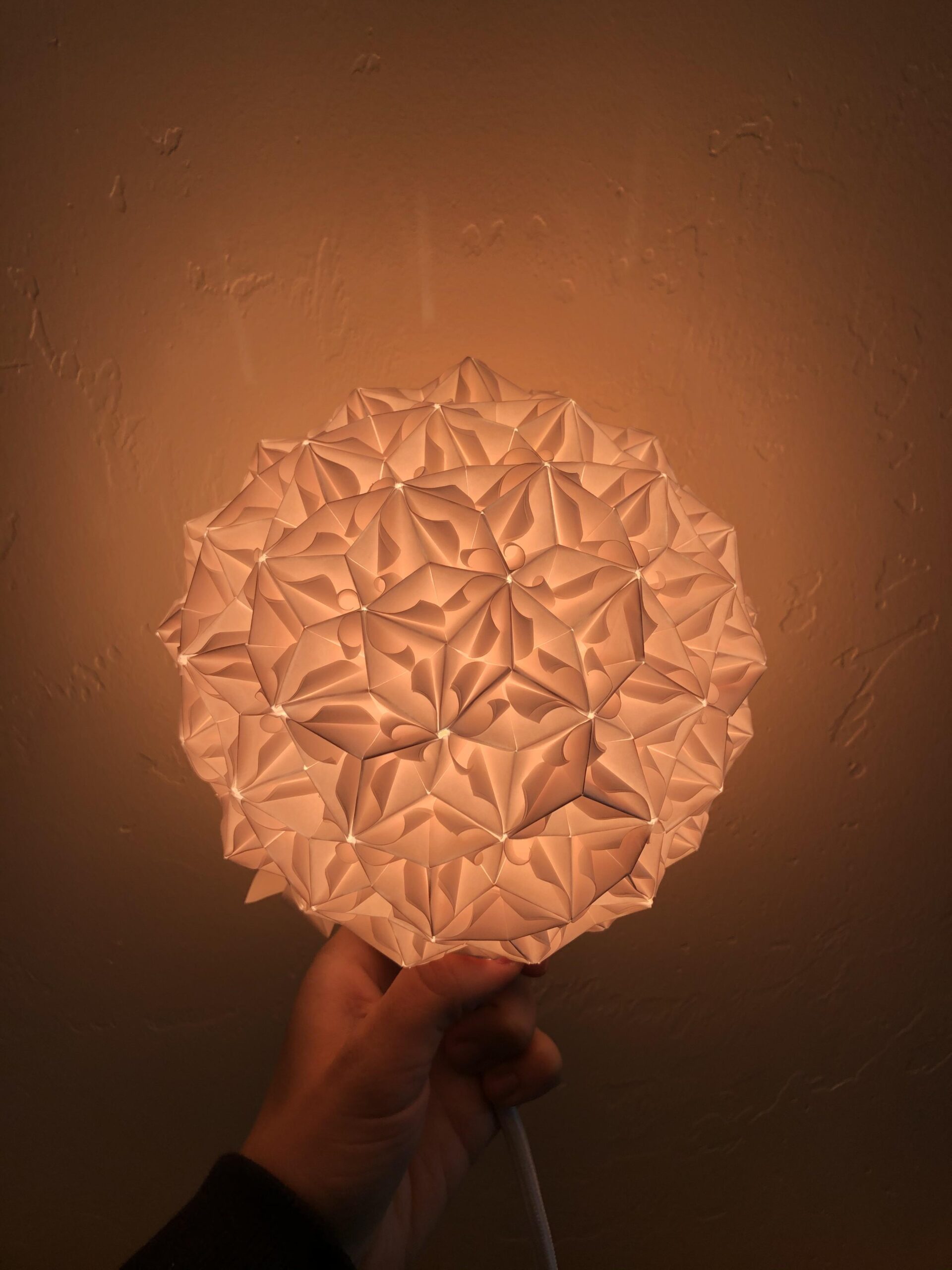 Tomoko Fuse s Ant Lion s Nest 270 Units Which I Made Into A Lamp 