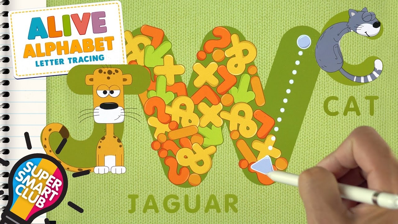 Trace A To Z Animal Letters With Fun Writing ABC Alive Alphabets Trace A To Z Animal Letters With Fun Writing ABC Alive Alphabets