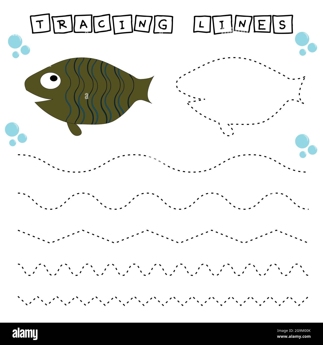 Fine Motor Tracing Worksheets