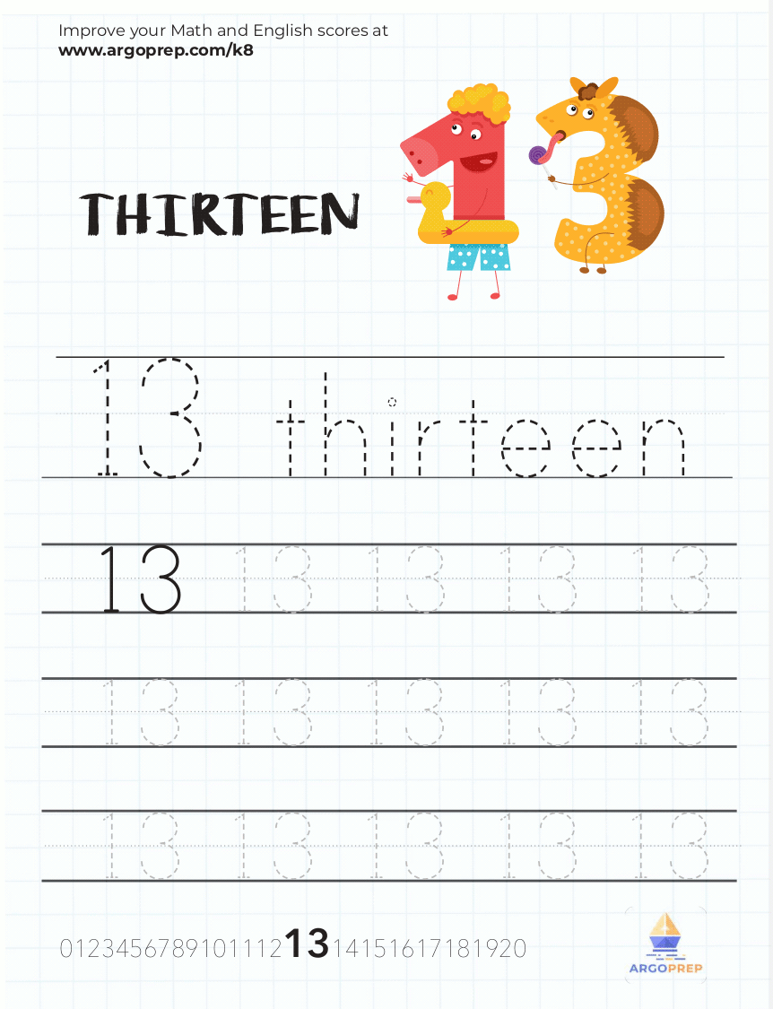 Trace Number 13 ArgoPrep