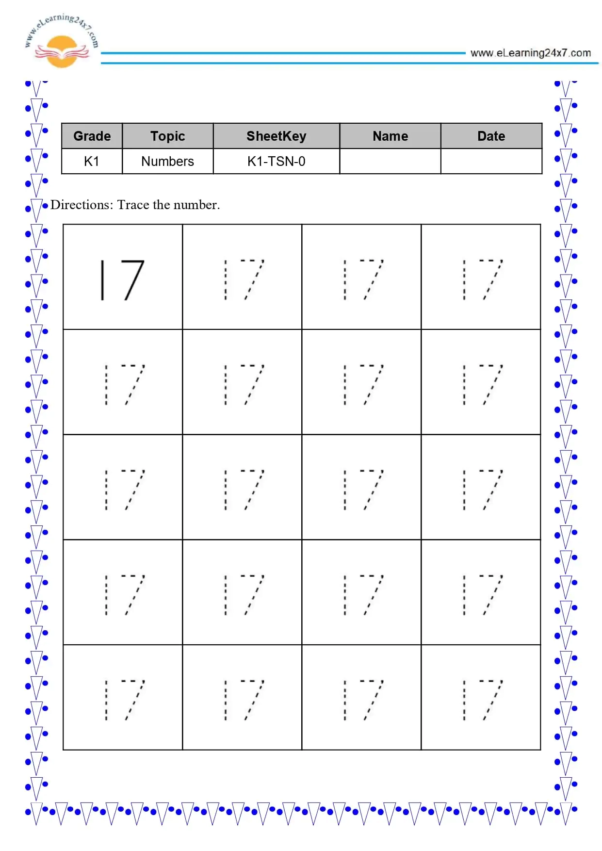 Trace Number 17 Https eLearning24x7