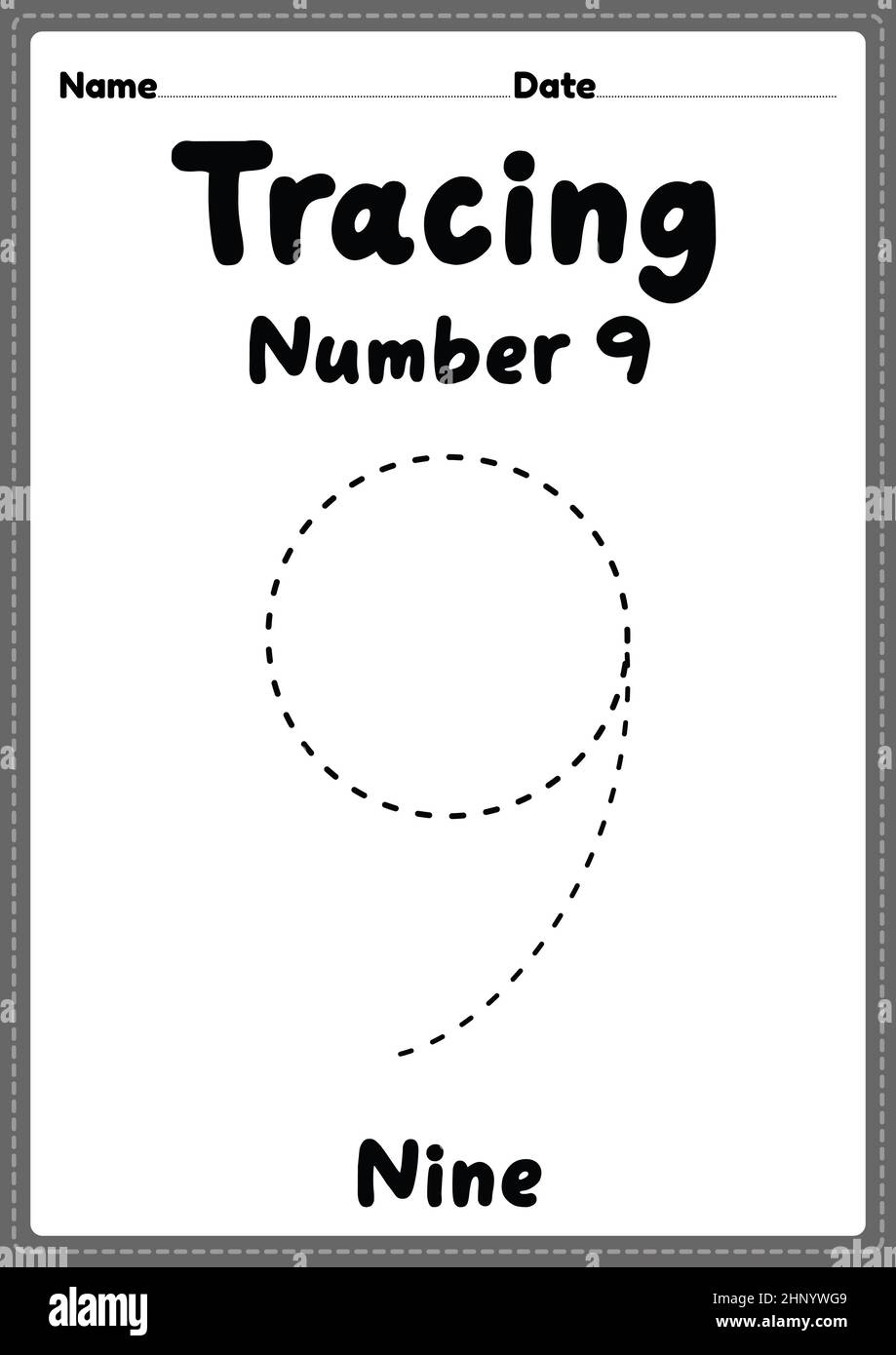 Trace Number 9 Hi res Stock Photography And Images Alamy